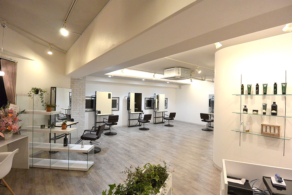 hair design Casa – ヘアデザイン カーサ様 店舗内装